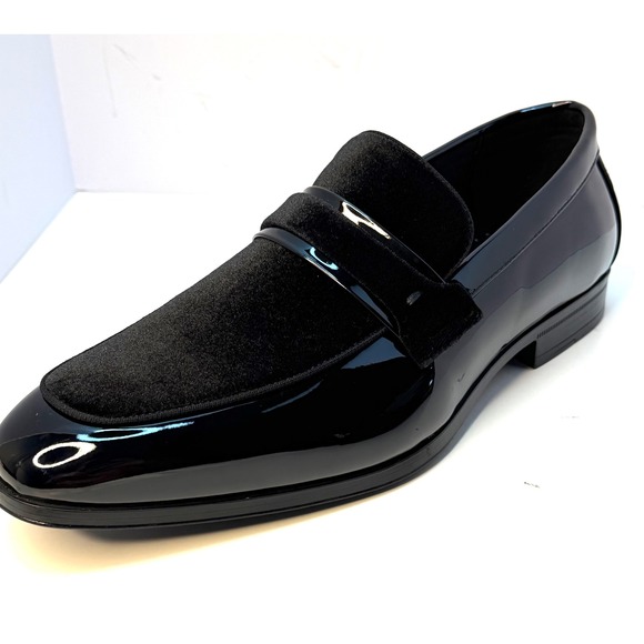Stacy AdamsMen's Spratley Moc Toe Saddle Slip On Loafer Black Size 11W NWT/BOX - Picture 6 of 10